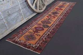 Turkish Vintage Runner Rug - Thumbnail