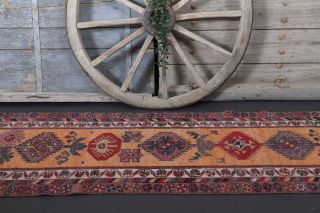 Turkish Vintage Runner Rug - Thumbnail