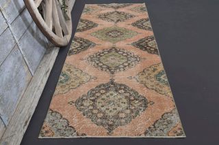 Turkish Vintage Runner Rug - Thumbnail