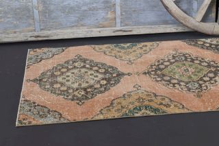 Turkish Vintage Runner Rug - Thumbnail