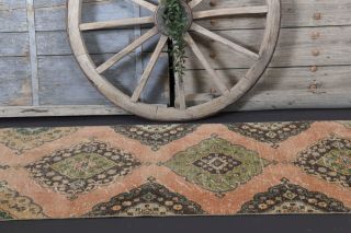 Turkish Vintage Runner Rug - Thumbnail