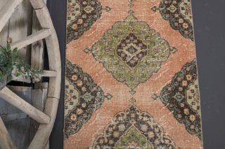 Turkish Vintage Runner Rug - Thumbnail