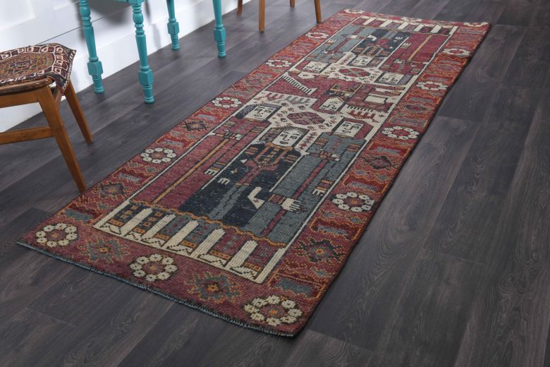 Unique Vintage Anatolian Runner Rug