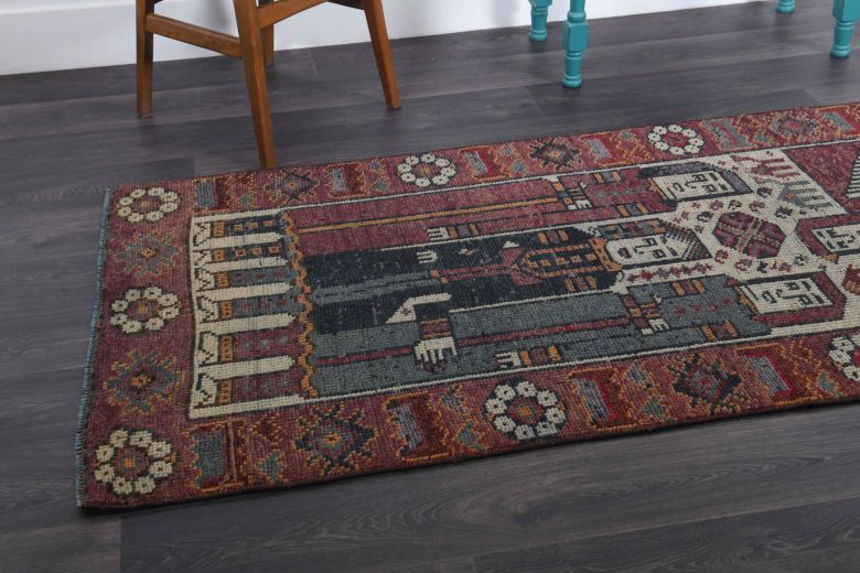 Unique Vintage Anatolian Runner Rug