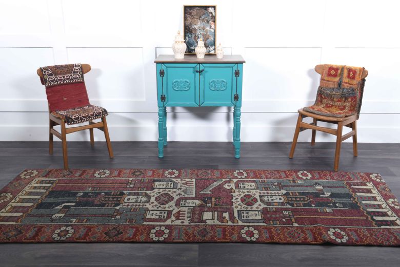 Unique Vintage Anatolian Runner Rug