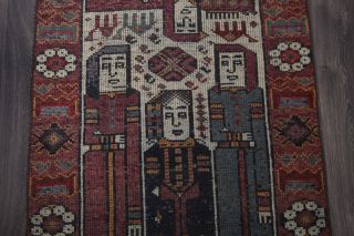 Unique Vintage Anatolian Runner Rug - Thumbnail