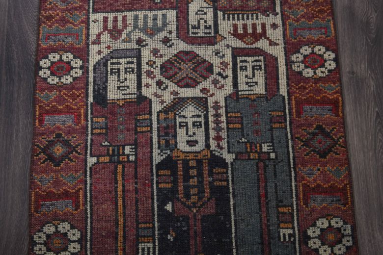 Unique Vintage Anatolian Runner Rug