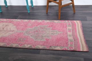 Turkish Vintage Runner Rug - Thumbnail