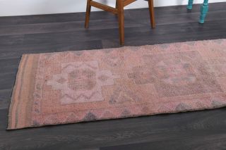 Hand-Knotted Vintage Runner Rug - Thumbnail