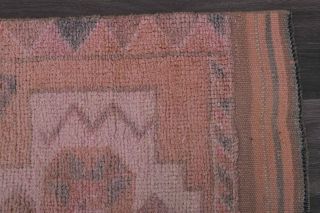 Hand-Knotted Vintage Runner Rug - Thumbnail