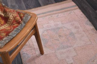 Hand-Knotted Vintage Runner Rug - Thumbnail