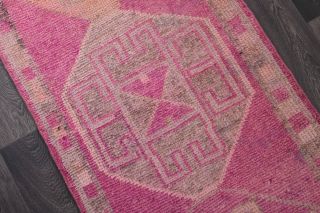 Hand-Knotted Vintage Runner Rug - Thumbnail