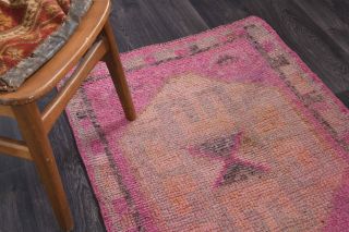 Hand-Knotted Vintage Runner Rug - Thumbnail