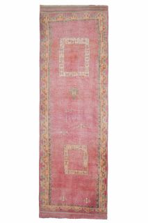 Turkish Vintage Runner Rug - Thumbnail