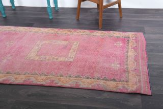 Turkish Vintage Runner Rug - Thumbnail