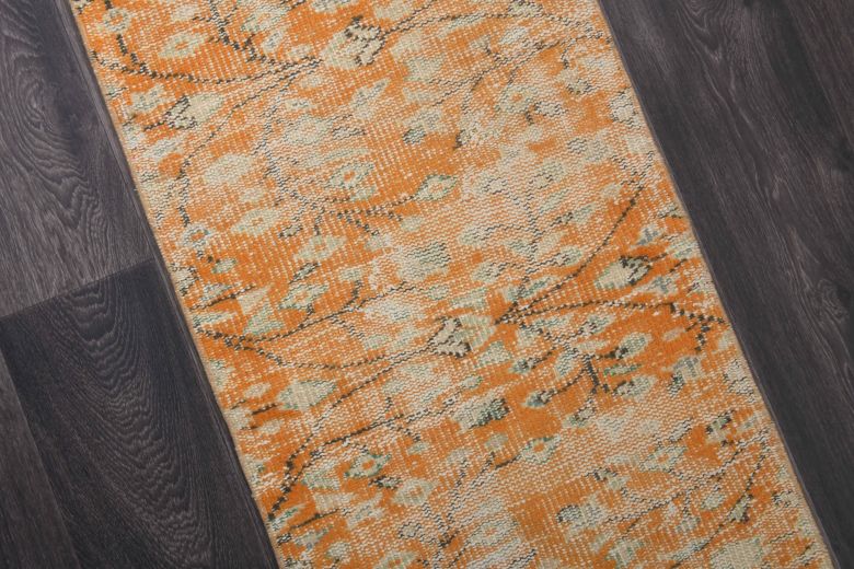 Orange Vintage Runner Rug