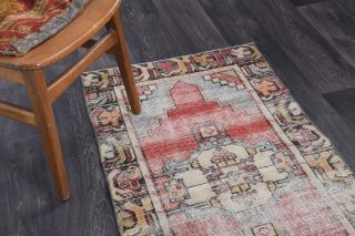 Turkish Vintage Runner Rug - Thumbnail