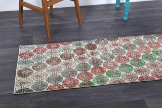 Turkish Vintage Runner Rug - Thumbnail