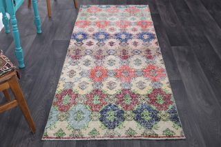 Turkish Vintage Runner Rug - Thumbnail