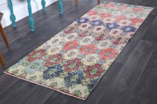 Turkish Vintage Runner Rug - Thumbnail