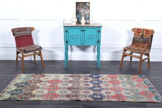 Turkish Vintage Runner Rug - Thumbnail