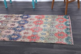 Turkish Vintage Runner Rug - Thumbnail