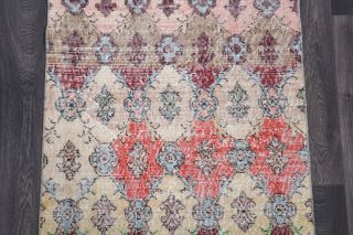 Turkish Vintage Runner Rug - Thumbnail