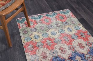 Turkish Vintage Runner Rug - Thumbnail