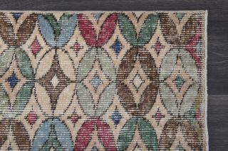 Turkish Vintage Runner Rug - Thumbnail