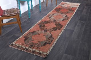 Turkish Vintage Runner Rug - Thumbnail