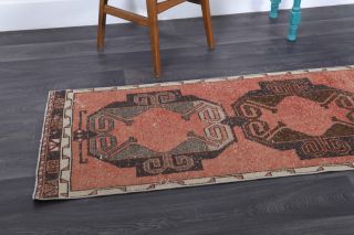 Turkish Vintage Runner Rug - Thumbnail