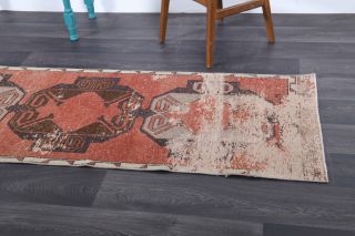 Turkish Vintage Runner Rug - Thumbnail