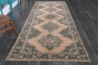 Oriental Vintage Runner Rug - Thumbnail