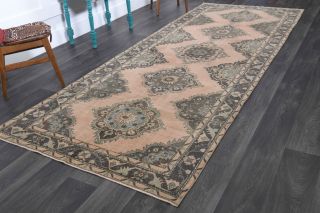 Oriental Vintage Runner Rug - Thumbnail