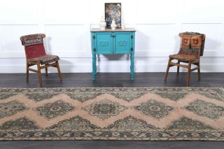 Oriental Vintage Runner Rug - Thumbnail