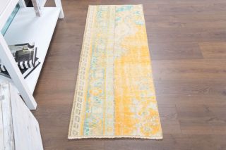 Vintage Mini Oushak Rug - Thumbnail