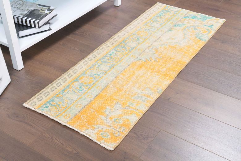 Vintage Mini Oushak Rug