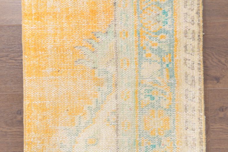 Vintage Mini Oushak Rug