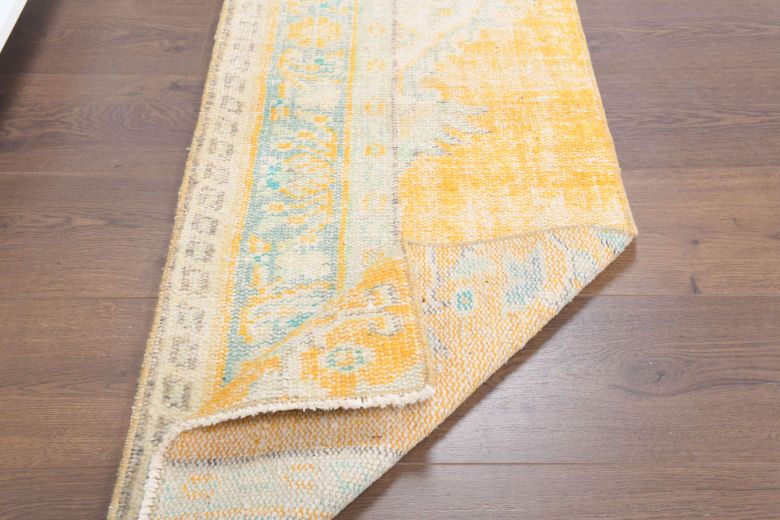 Vintage Mini Oushak Rug