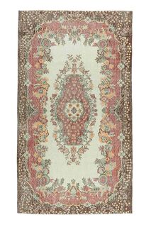 Vintage Oushak Area Rug - Thumbnail