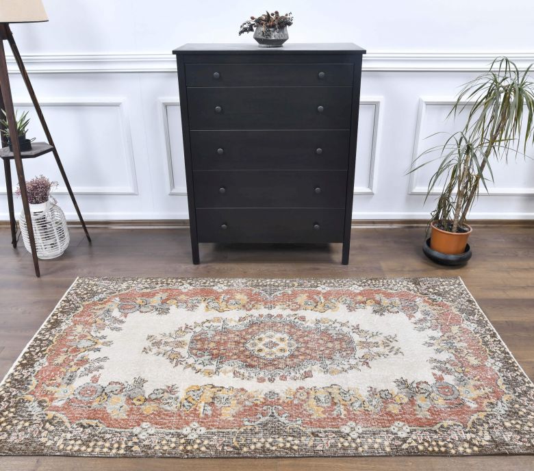 Vintage Oushak Area Rug