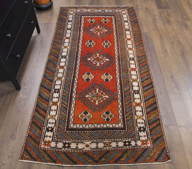 Vintage Red Area Rug