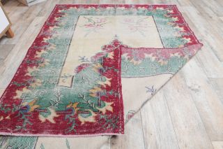 Vintage Three Colored Area Rug - Thumbnail