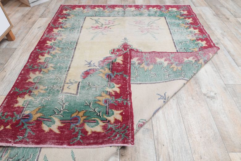 Vintage Three Colored Area Rug