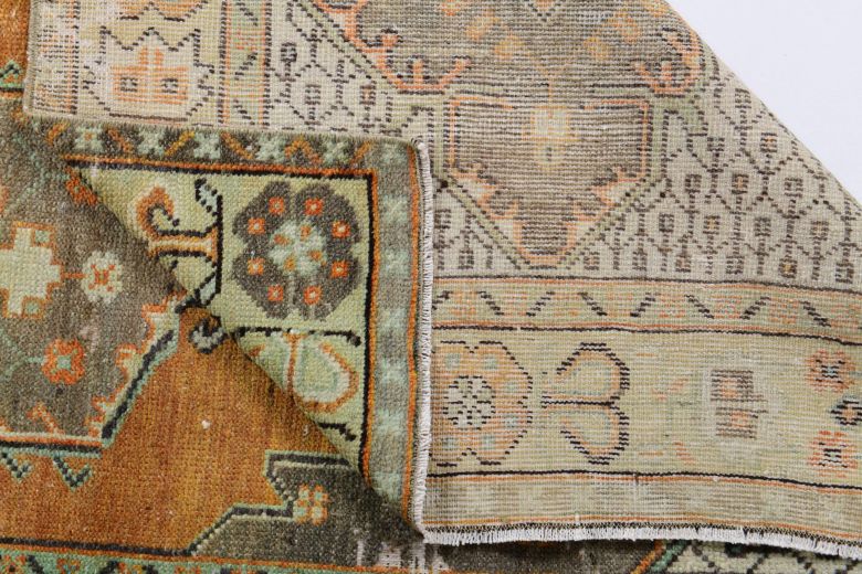 Vintage Area Double-Motifed Rug