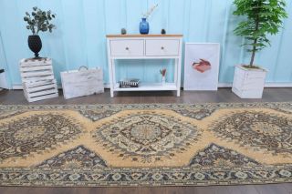 Vintage Wide Runner Rug - Thumbnail