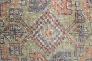 Turkish Vintage Accent Rug - Thumbnail