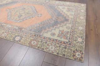 Turkish Vintage Accent Rug - Thumbnail