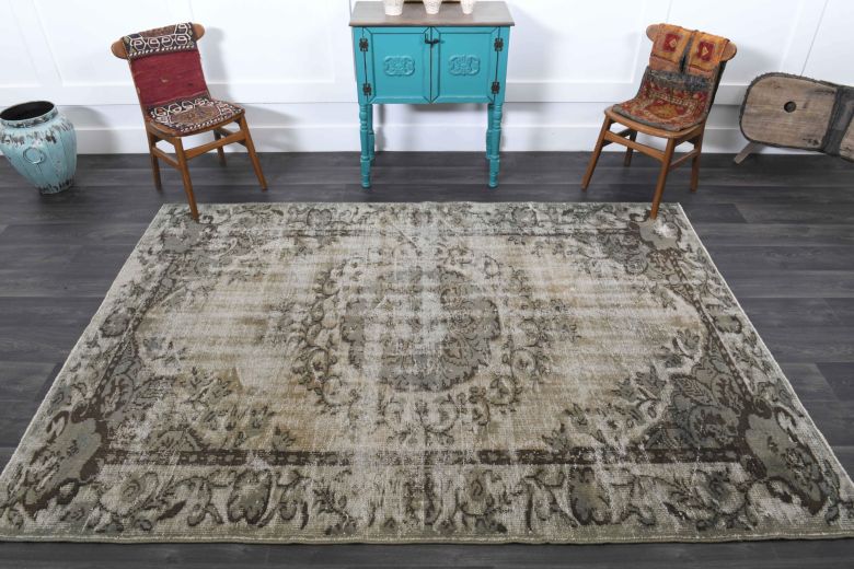 Mid 20th Century Handmade Wool Rug