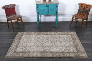 Vintage Oushak Area Rug - Thumbnail